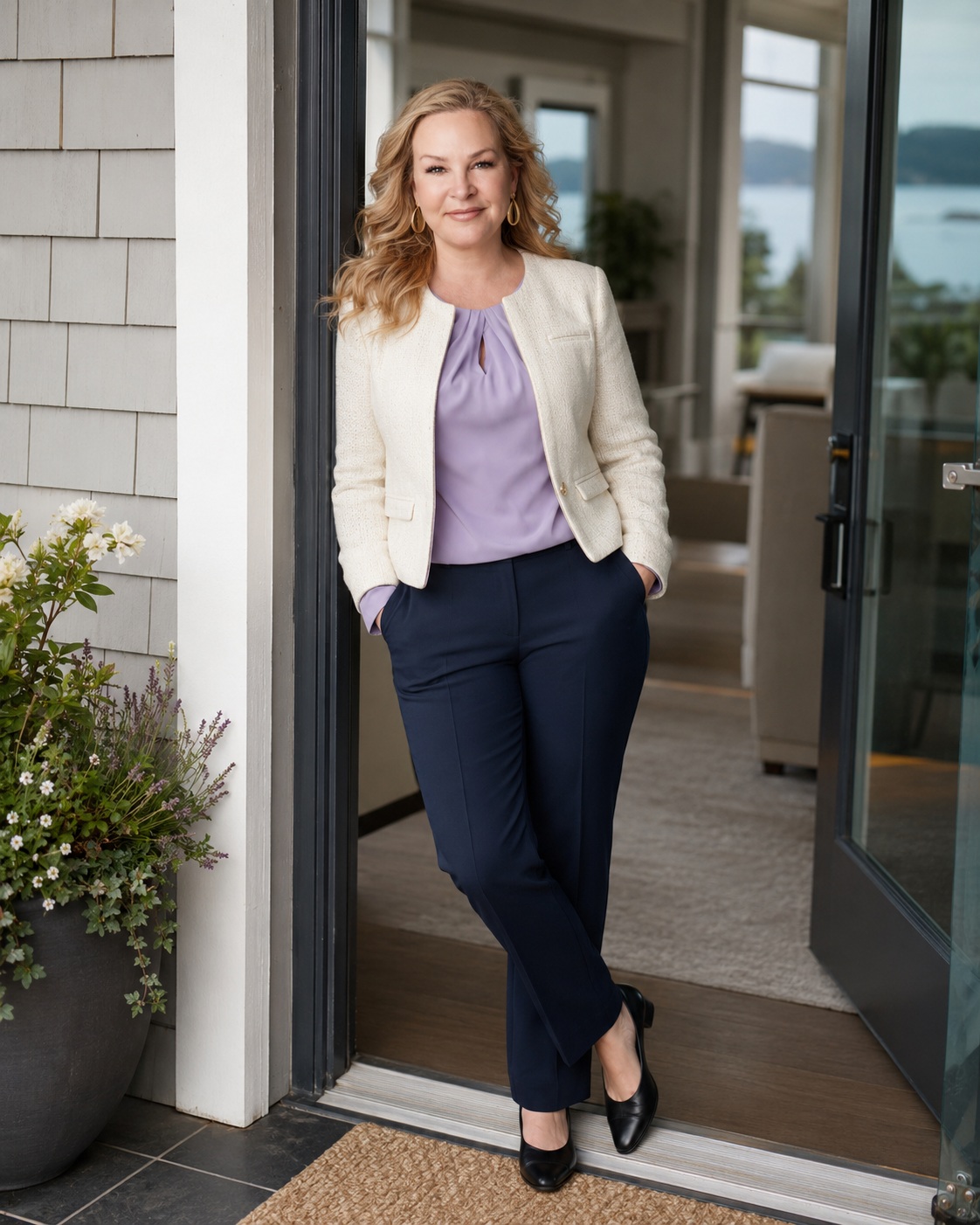 Home Pricing Strategy Victoria BC | Janine Thomson SRS Janine Thomson REALTOR discussing pricing strategy with home sellers in Greater Victoria
