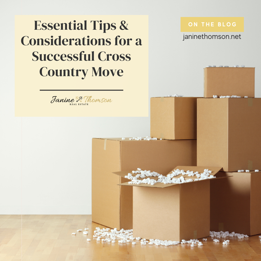 Moving across country - Essential Tips for a Succesful move