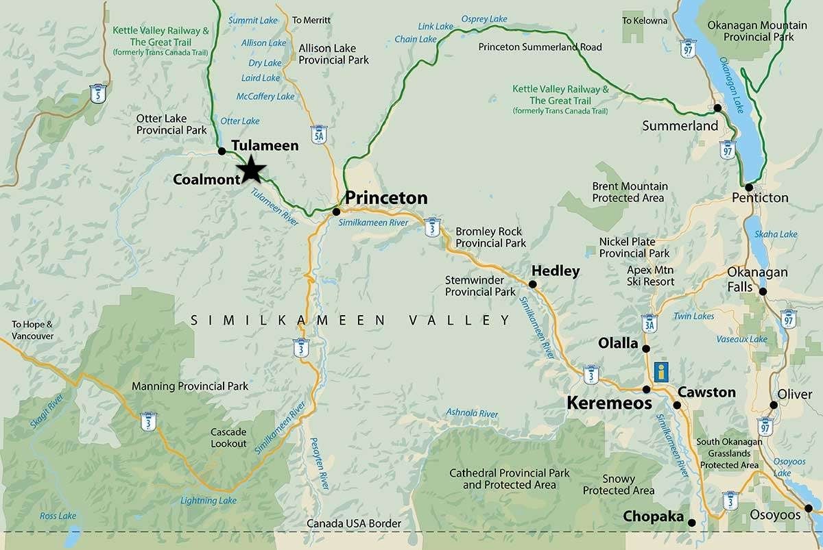 Coalmont Map