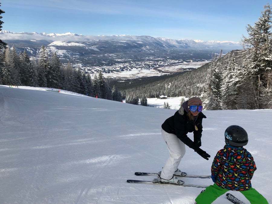 skiing at Fairmont Resort