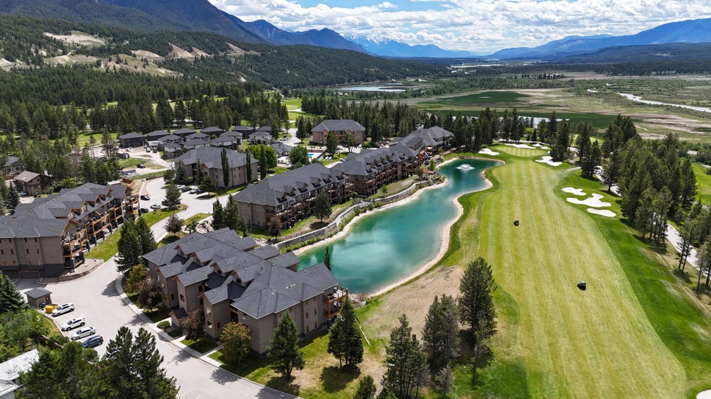 Golf course at Radium Hot Springs BC