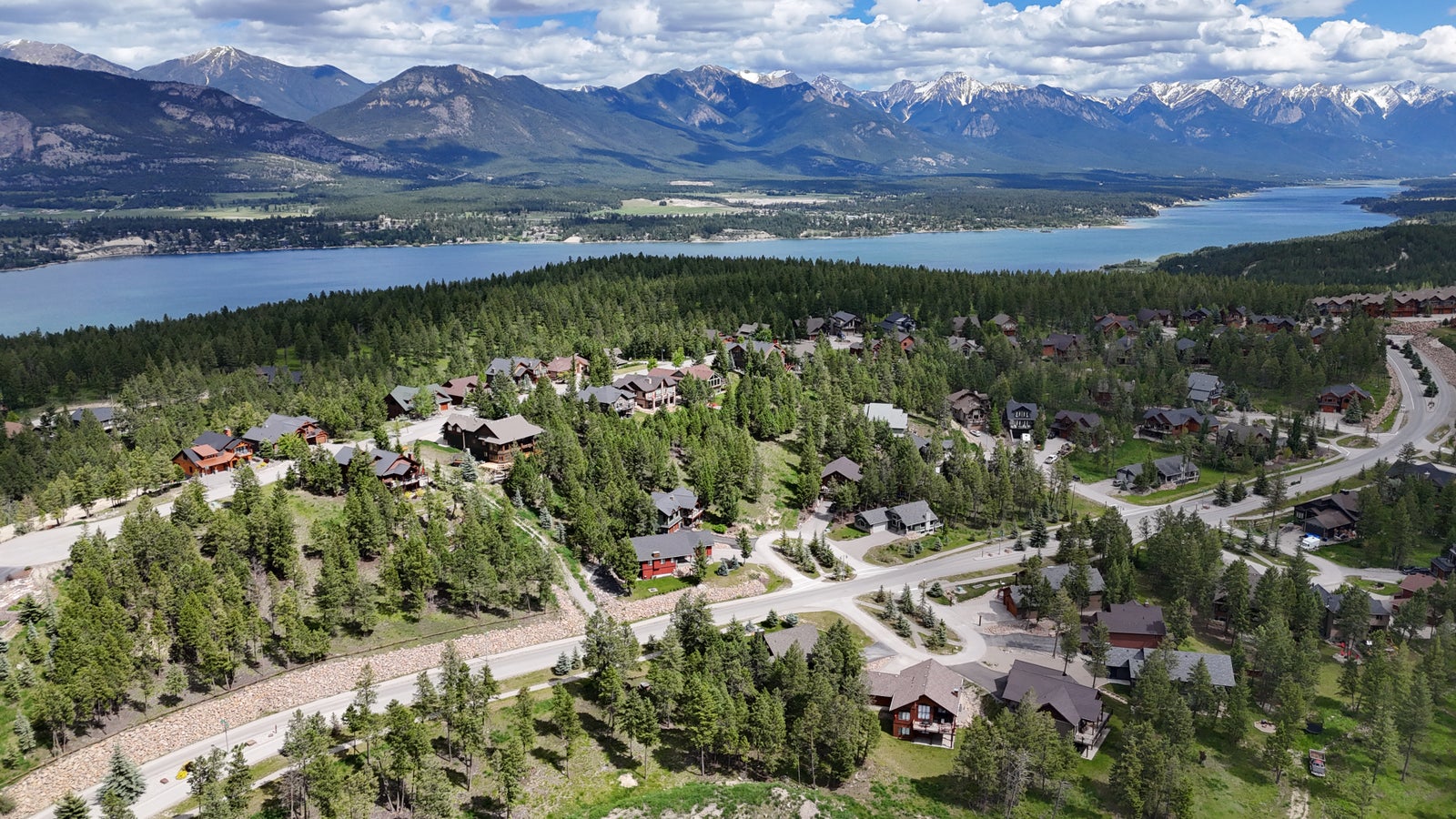 The Columbia Valley view from Castlerock in Invermere, BC