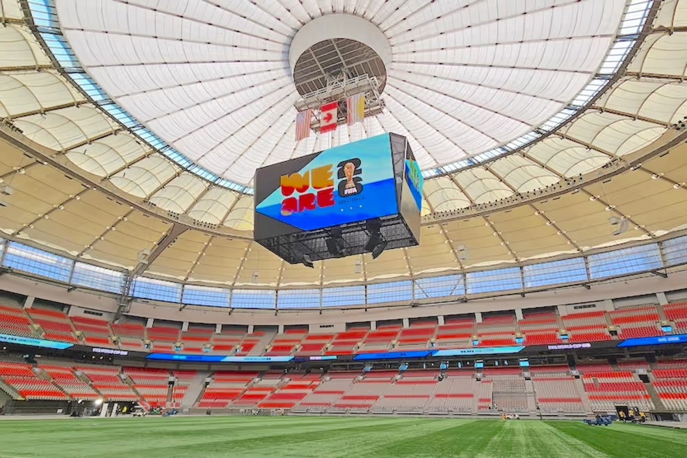 BC Place Vancouver – FIFA World Cup 2026 Venue BC Place Stadium in Vancouver prepared for FIFA World Cup 2026 matches