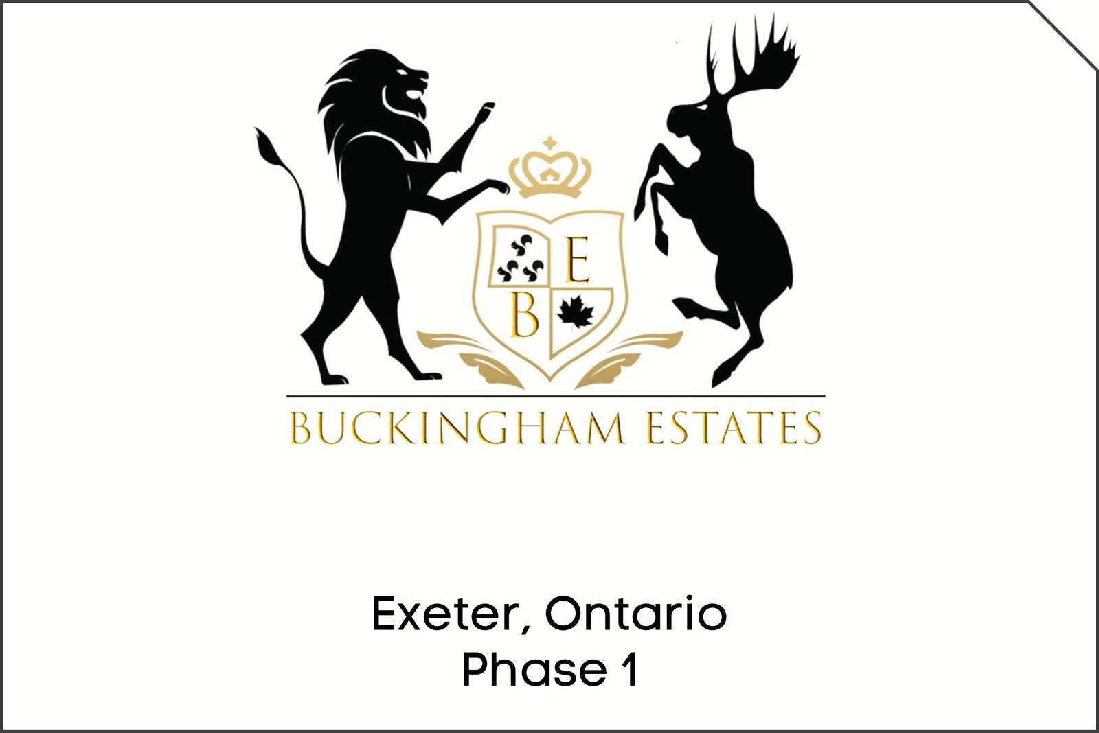 Buckingham Estates, New Homes, Exeter Ontario, Radcliffe